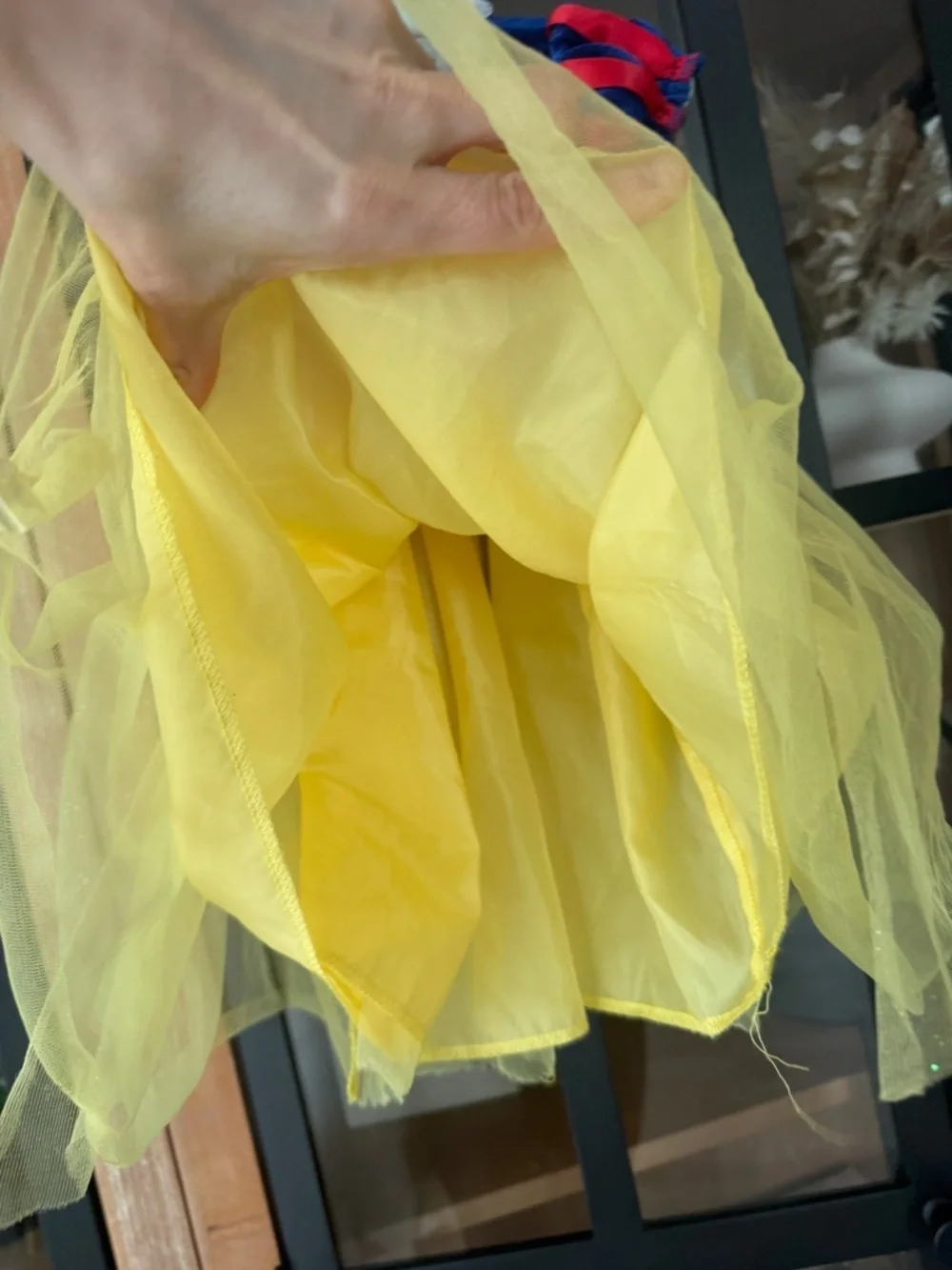Disney Store Snow White baby girl costume tulle puff sleeve halloween princess